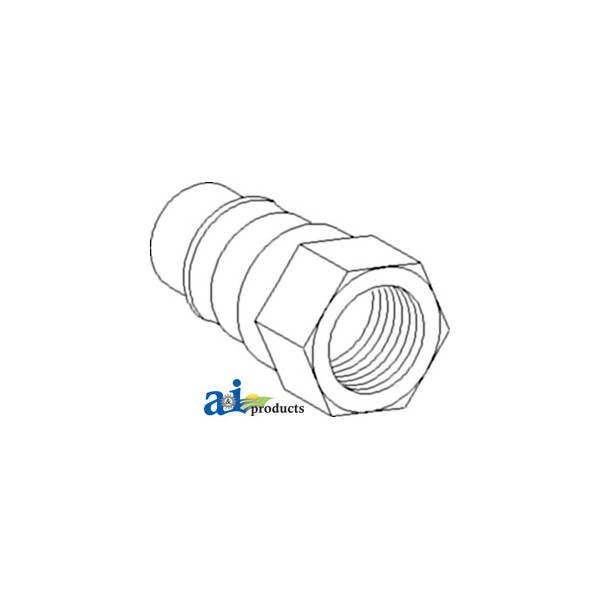 Coupler, Hydraulic Male 6" x3" x1"